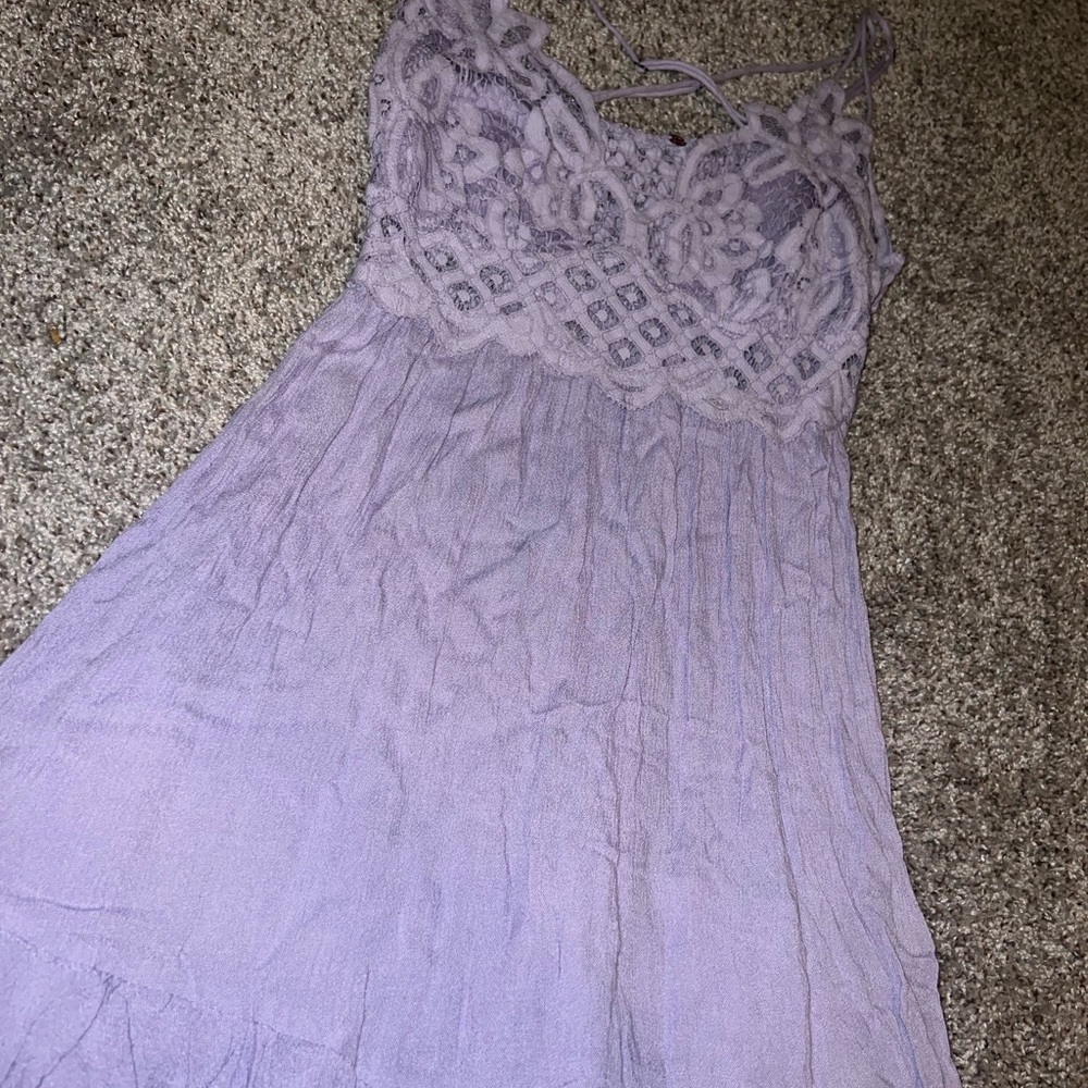 FP Movement by Free People Lavender Mini Dress